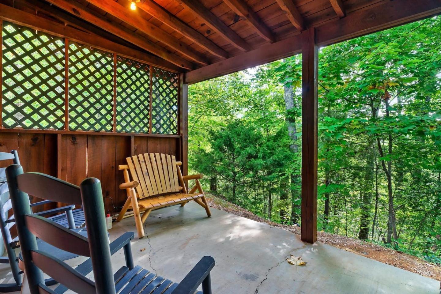 Romantic Mtn Cabin Hot Tub & Jacuzzi Views Sevierville Bagian luar foto
